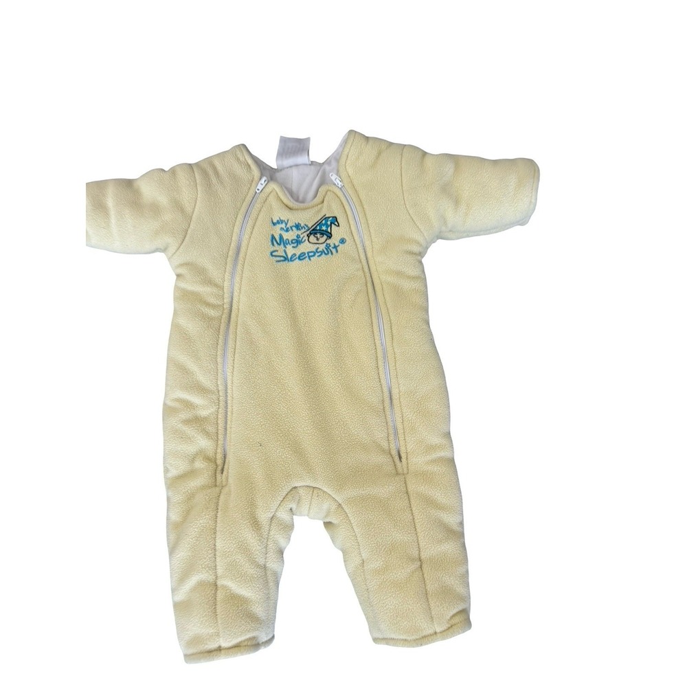 Baby Merlin's Magic Sleepsuit One Piece 6-9 Months Sleep Sack Yellow Large